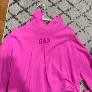 GAP Vibrant Pink Pullover Hoodie